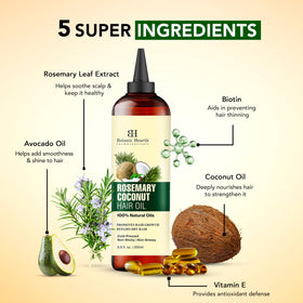 Botanic Hearth Rosemary Biotin Oil avocado closeup reveals rich emollients.