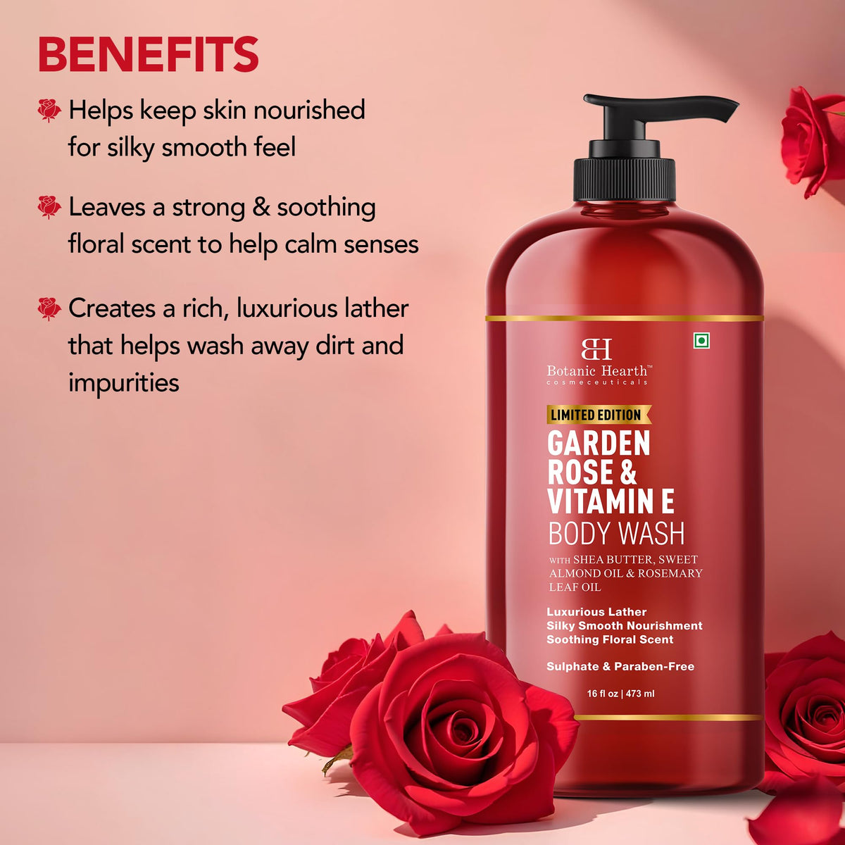 Botanic Hearth Rosemary Leaf Oil infusion adds a soothing aroma during showers.