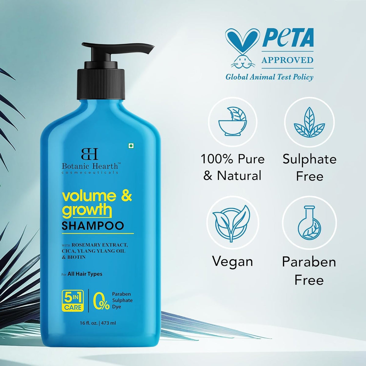 Botanic Hearth Rosemary Shampoo biotin oil highlight strengthens strands and reduces breakage risk.