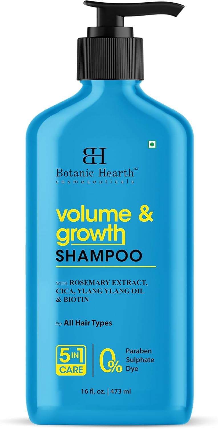 Botanic Hearth Rosemary Shampoo foam texture indicating rich lather for even distribution.