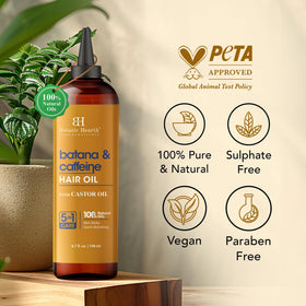 Botanic Hearth scalp care scene highlighting balanced scalp environment.