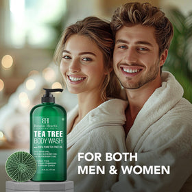 Botanic Hearth Tea Tree Body Brush exfoliation for gentle cleansing