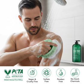 Botanic Hearth Tea Tree Body Wash coconut jojoba nourishes skin