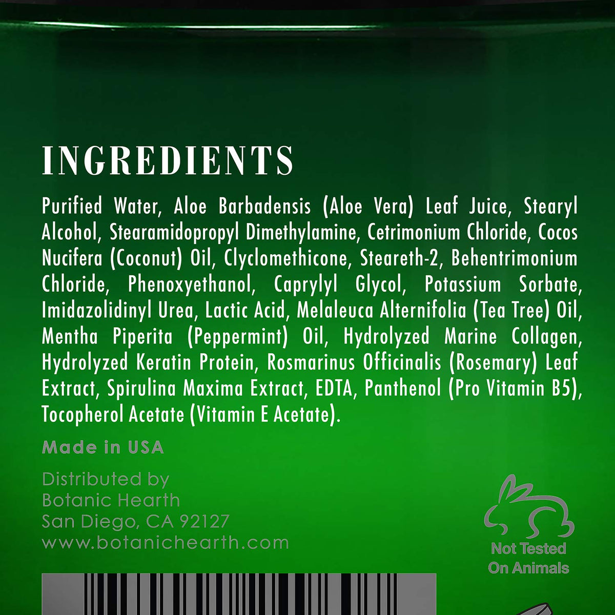 Fresh aroma from Botanic Hearth Tea Tree Hair Mask enhances pampering.