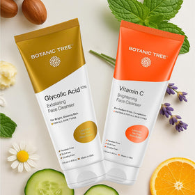 Botanic Tree Double Face Wash Kit packaging displayed for easy daily cleansing.