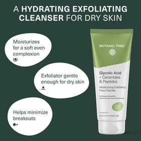 Botanic Tree Hydrating Glycolic Cleanser foam lather delivers gentle cleansing and pleasant aroma.