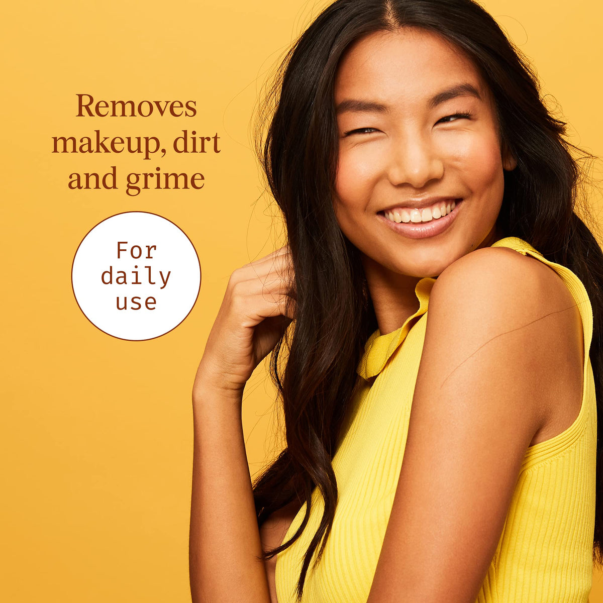 Botanic Tree Vitamin C Face Wash after-use glow on refreshed skin.