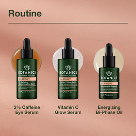 Botanics Vitamin C Serum mixed with moisturizer boosts hydration and glow.