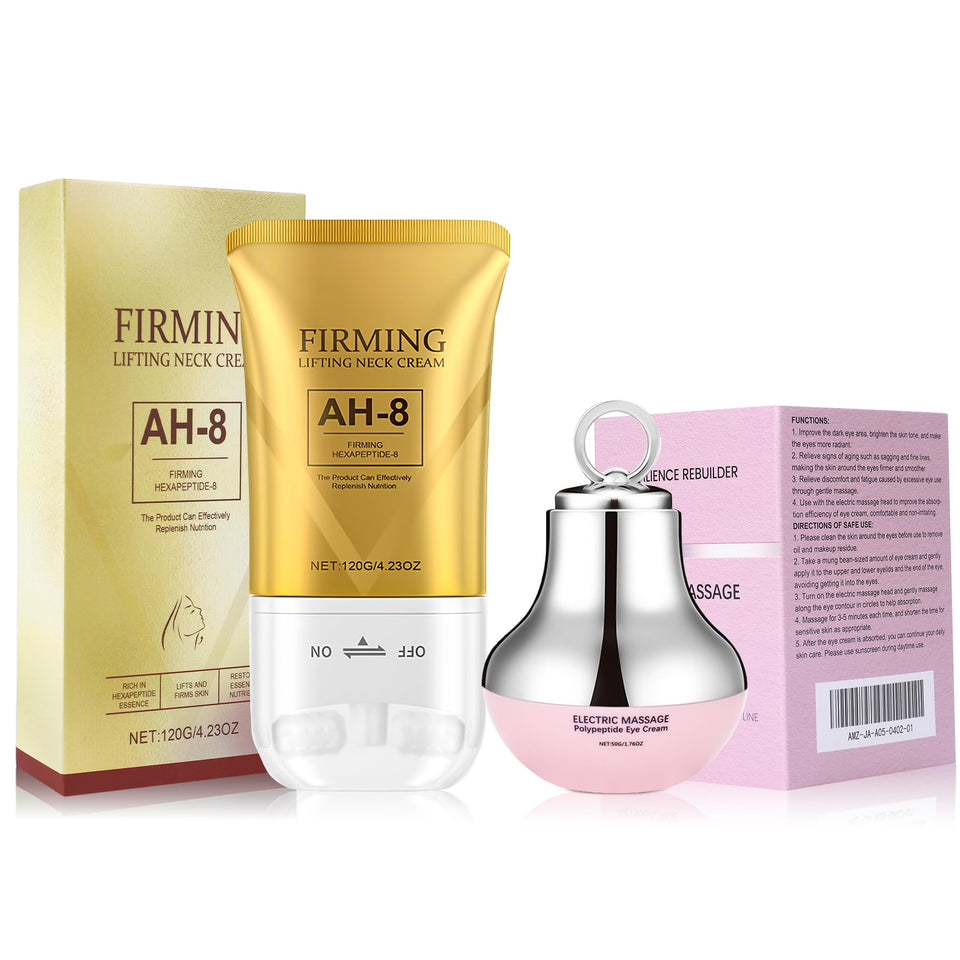 Botanikind AH-8 neck-eye care set packaging close-up for daily rituals
