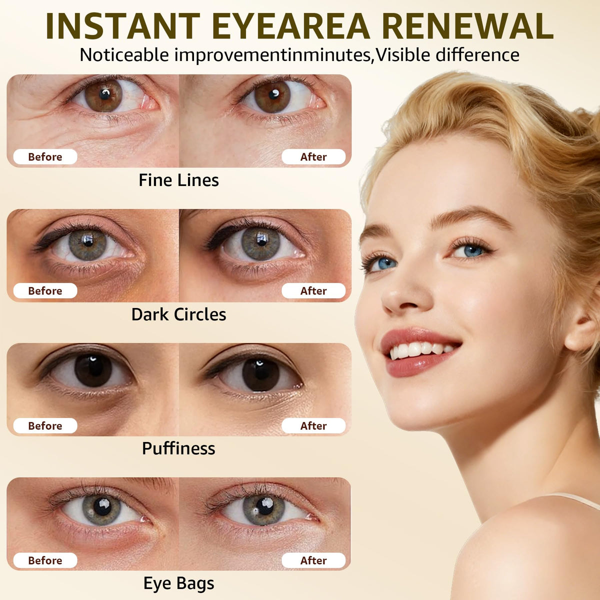 Botanikind face and eye firming cream swirl for defined contours