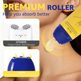 Botanikind neck-firming-cream-roller-hydration deeply nourishes for a refreshed neck contour.