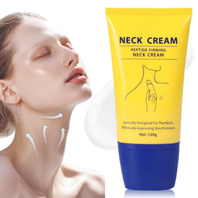 Botanikind Neck Firming Cream roller in use for absorption and subtle lift