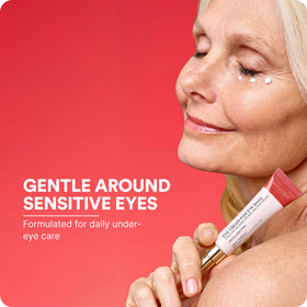 BOTANIQUE PARIS Under Eye Bag Cream on hydrated skin with a smooth look