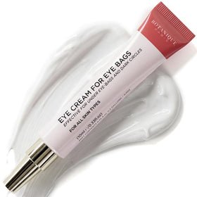 BOTANIQUE PARIS Under Eye Bag Cream applied to the under-eye area for targeted refreshment