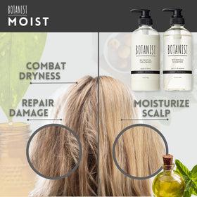 Botanist argan oil ingredient close-up signaling nourishing care.