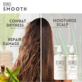 Botanist Hydration imagery after wash suggests long-lasting moisture and smoother texture.