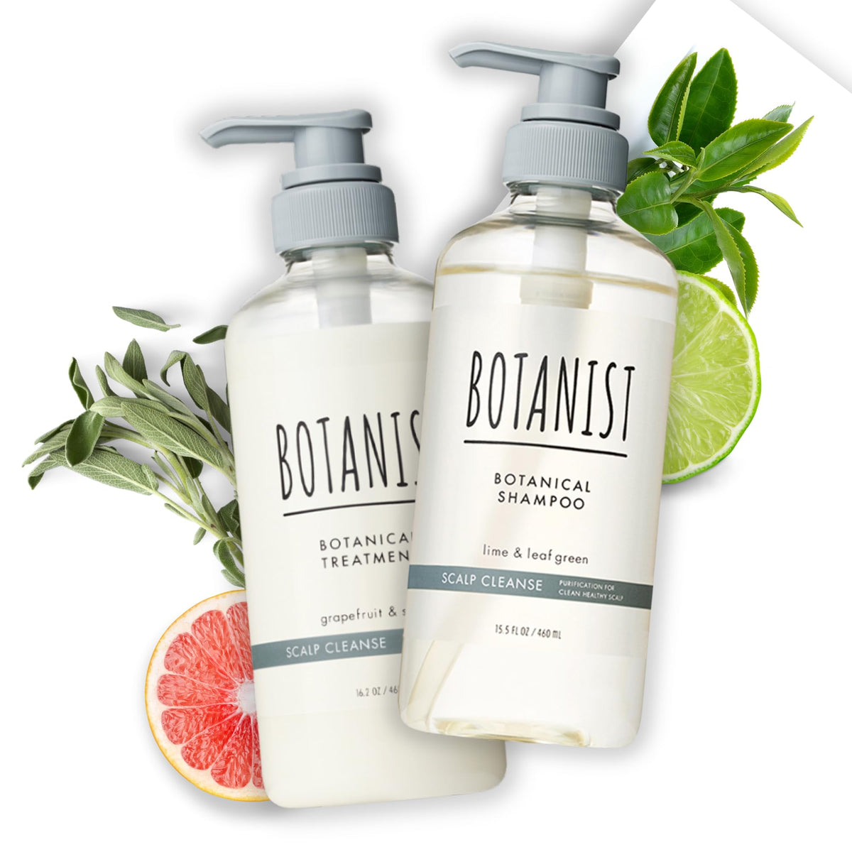 Botanist Itchy Scalp Shampoo bottle showing hypoallergenic formula for sensitive scalps