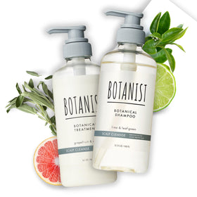 Botanist Itchy Scalp Shampoo bottle showing hypoallergenic formula for sensitive scalps