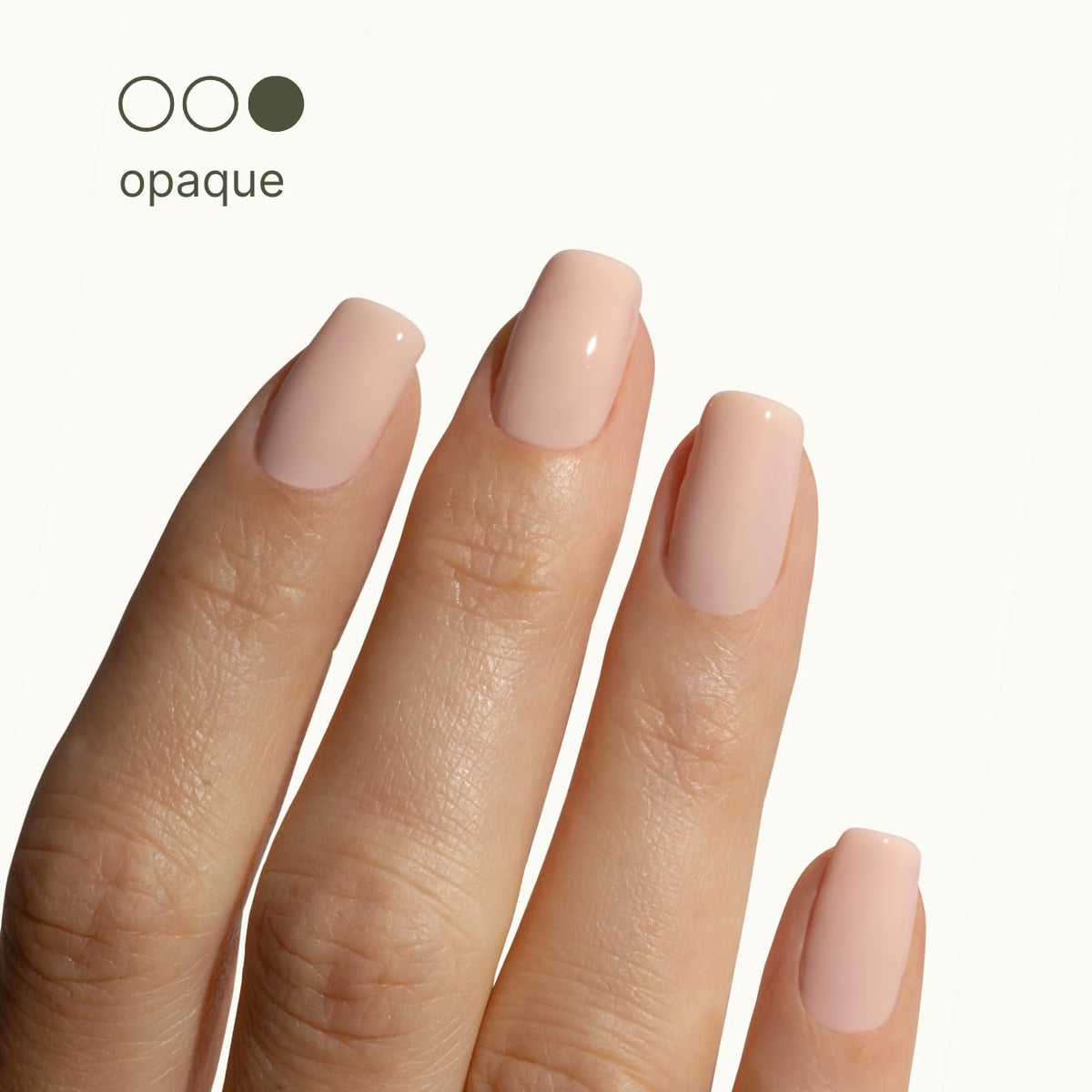 Botanist Nails The Remedy on nail shows even color with ridge concealment.