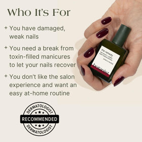 Botanist Nails The Remedy packaging vegan case highlights eco-friendly storage.