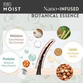 Botanist nano-infused technology close-up showing deep hydration.