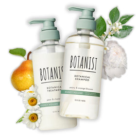 Botanist Thickening Shampoo bottle front showing volume boost for curly hair