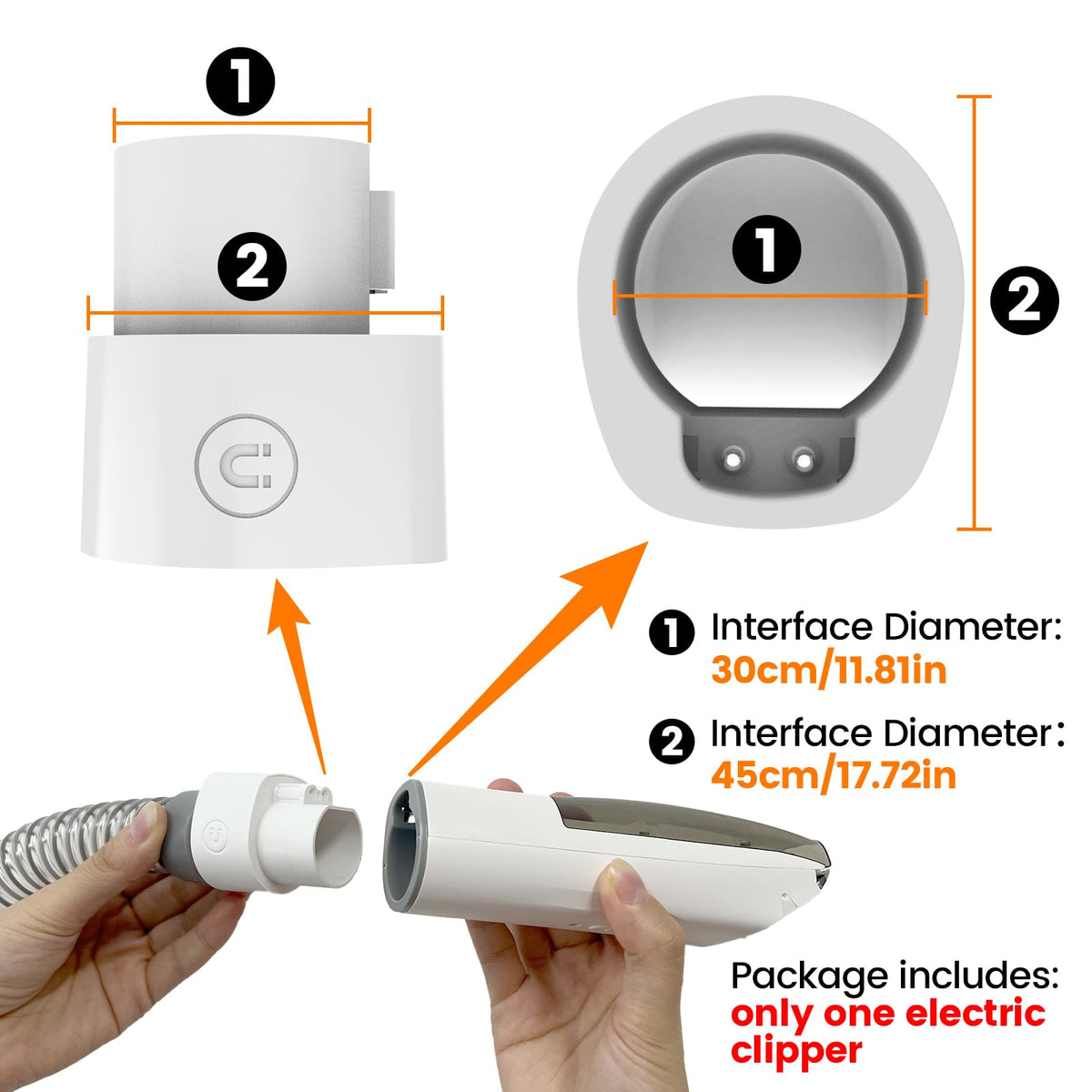 Compact BOTLUXE replacement clipper supports quick maintenance of your grooming kit.