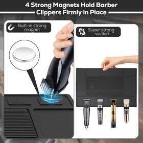 Botyboty mat's flexible rubber cleans easily after hair and debris.