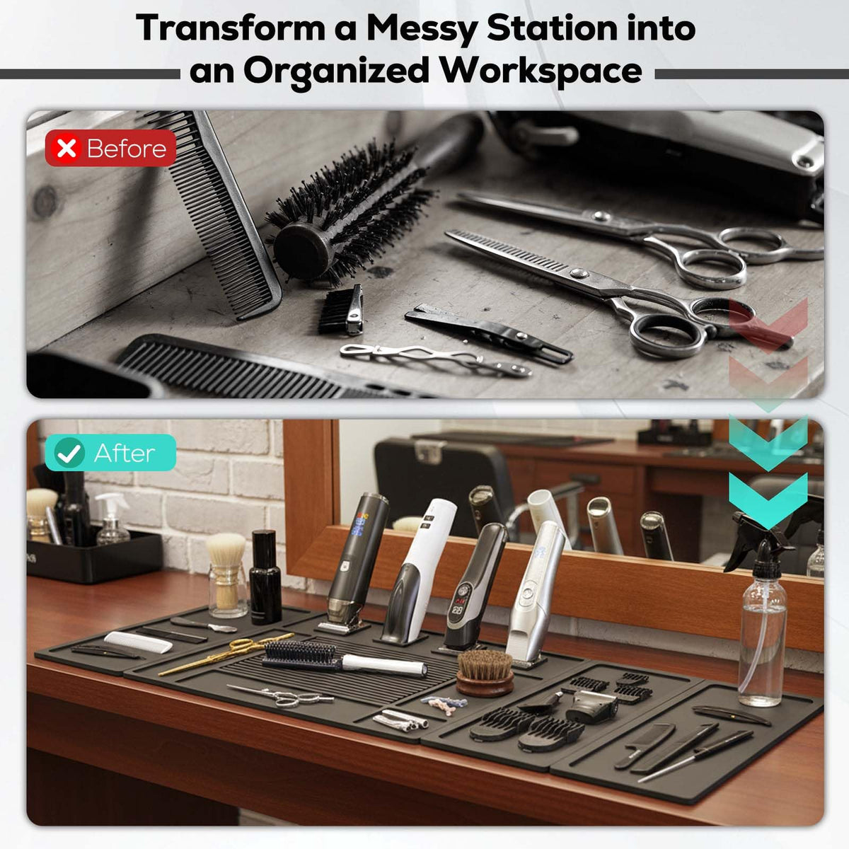 Botyboty mat suits professionals and home use for tidy workspaces.