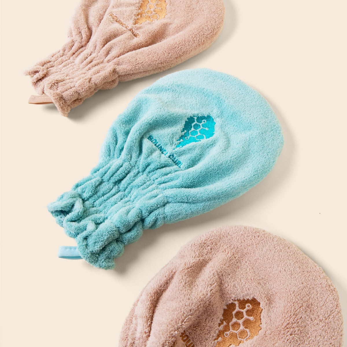 Bounce Curl Teal Mittens suitable for all hair textures