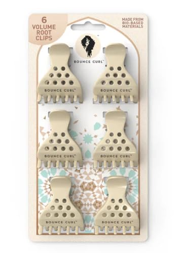 Bounce Curl Volume Root Clips Tan securely lift roots during drying for added volume