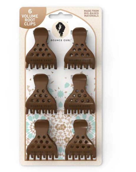 Bounce Curl Volume Root Clips Brown provide secure hold and root lift for all hair types.