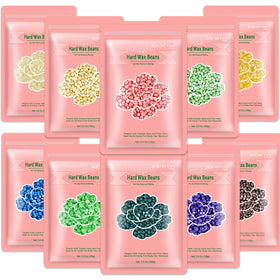 Bouvetan hard wax beads 2.2 lb pack—color variety for a personalized waxing session.
