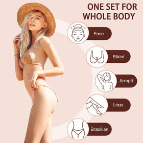 Bouvetan travel-pack waxing beads—on-the-go convenience for home or salon.