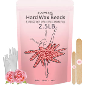 Bouvetan Wax Beads 2.5lb bulk pack ready for full-body waxing.