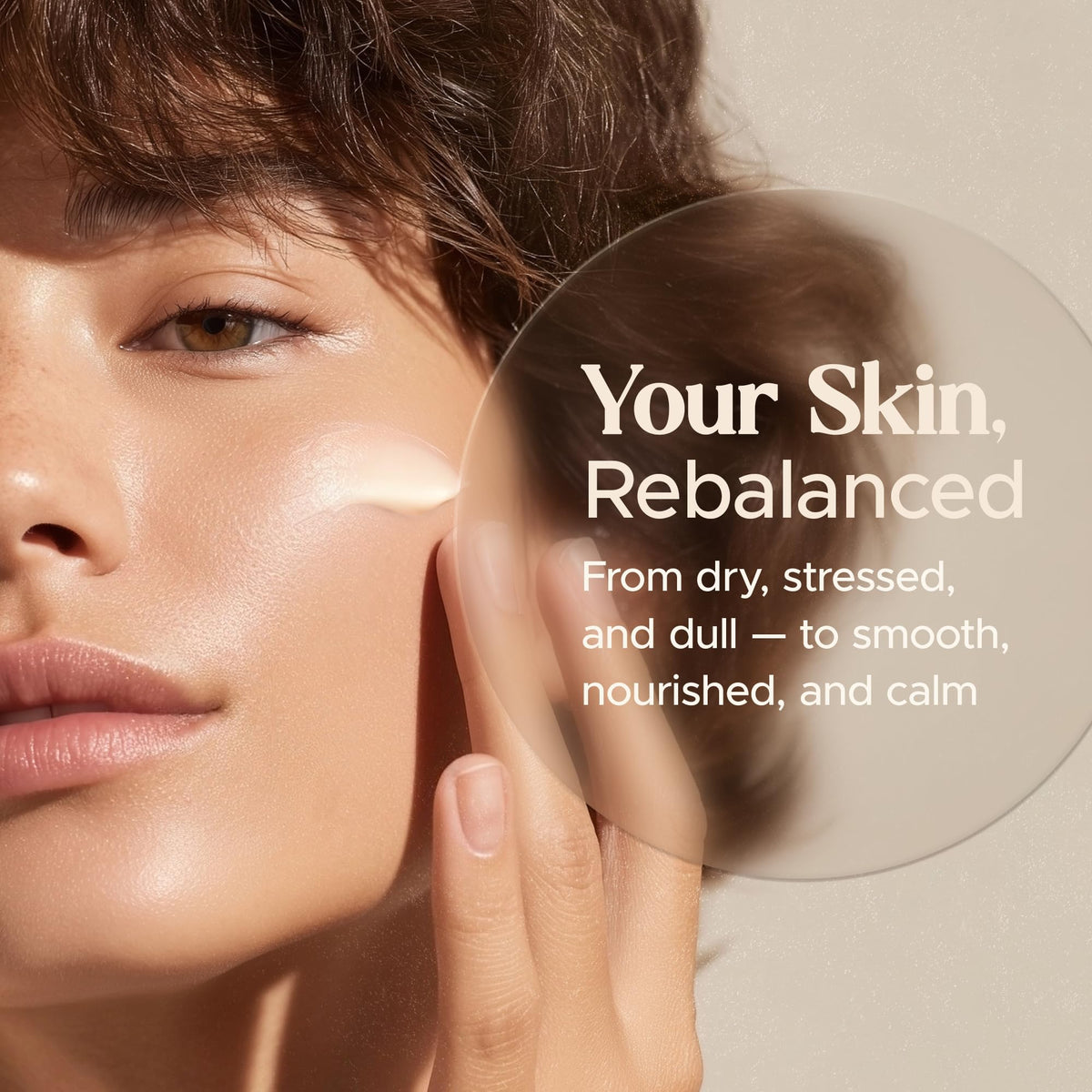 BOVEA hand application shows smooth finish and nourishing feel.