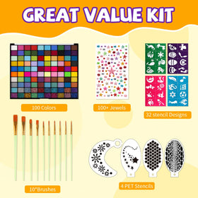 Bowitzki 8 stencil sheets help create precise patterns quickly during events.