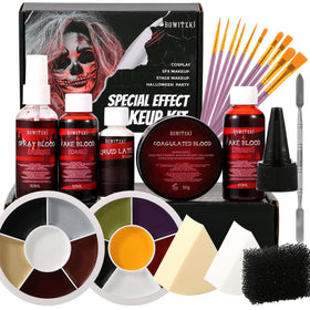 Bowitzki Pro SFX Kit coagulated blood gel for lifelike wounds and gore effects.