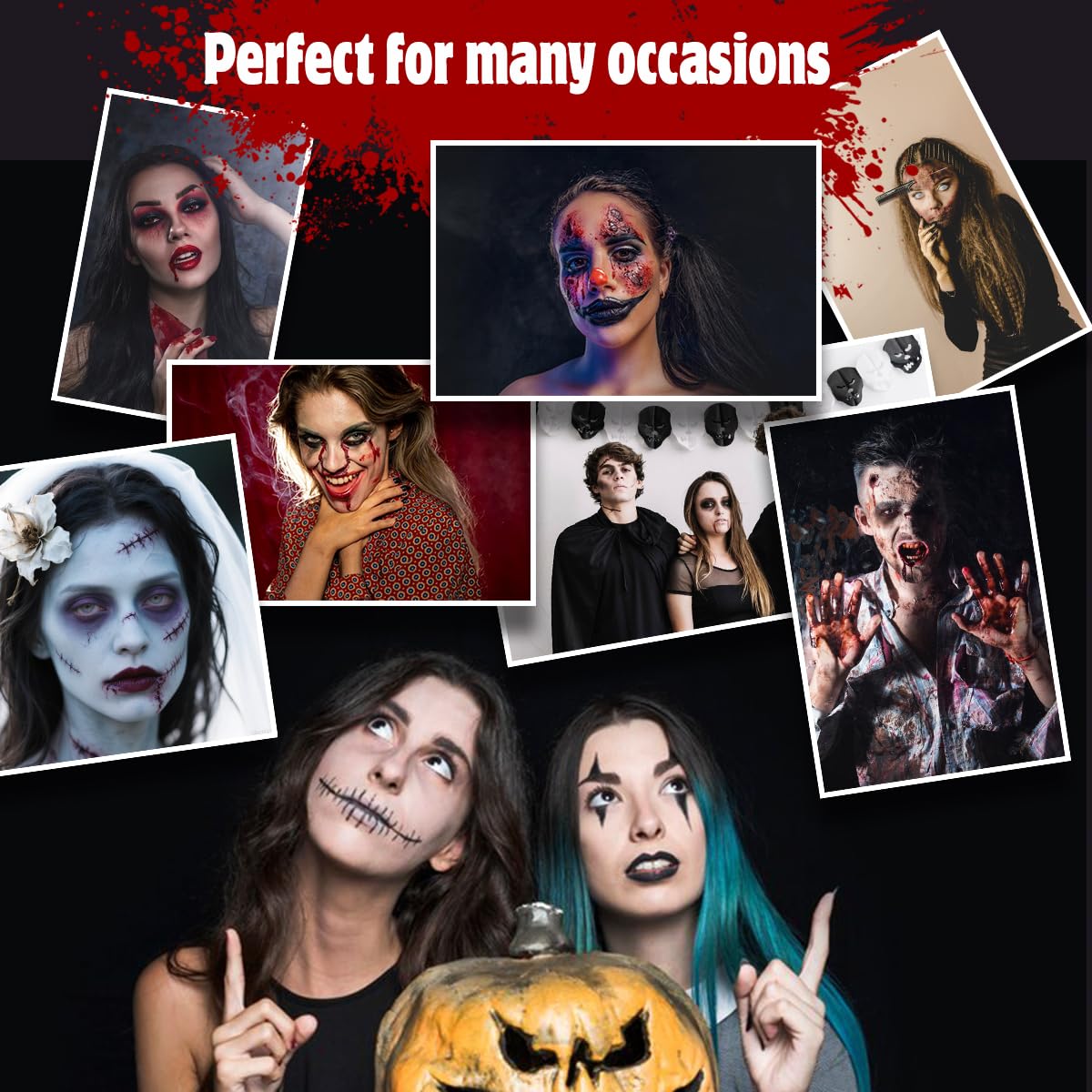 Bowitzki Pro SFX Kit zombie face paint for undead character looks.