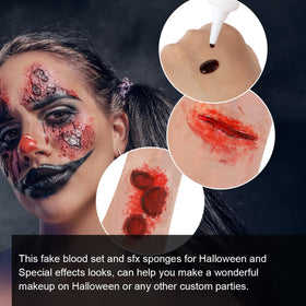 Bowitzki scar wax 20g creates convincing cuts and prosthetic detail.