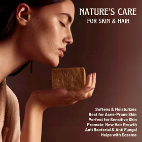 BOX 4 BODY Aleppo soap bar usage for face, body, and hair with hydration.