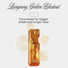 Boy Smells Chestnut Cheeks Shimmer Mist on skin adds a subtle golden glow.