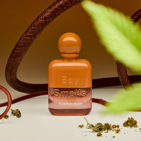 Nighttime scene with Cowboy Kush suggests versatile fragrance for after-hours wear.
