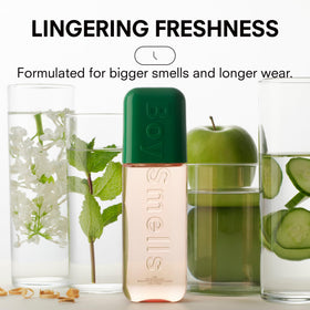 Boy Smells Cuc Travel Mist's soft musks and cedarwood leave an airy, clean finish.