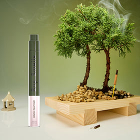 Boy Smells Hinoki Fantôme in a dopp kit for daily touch-ups