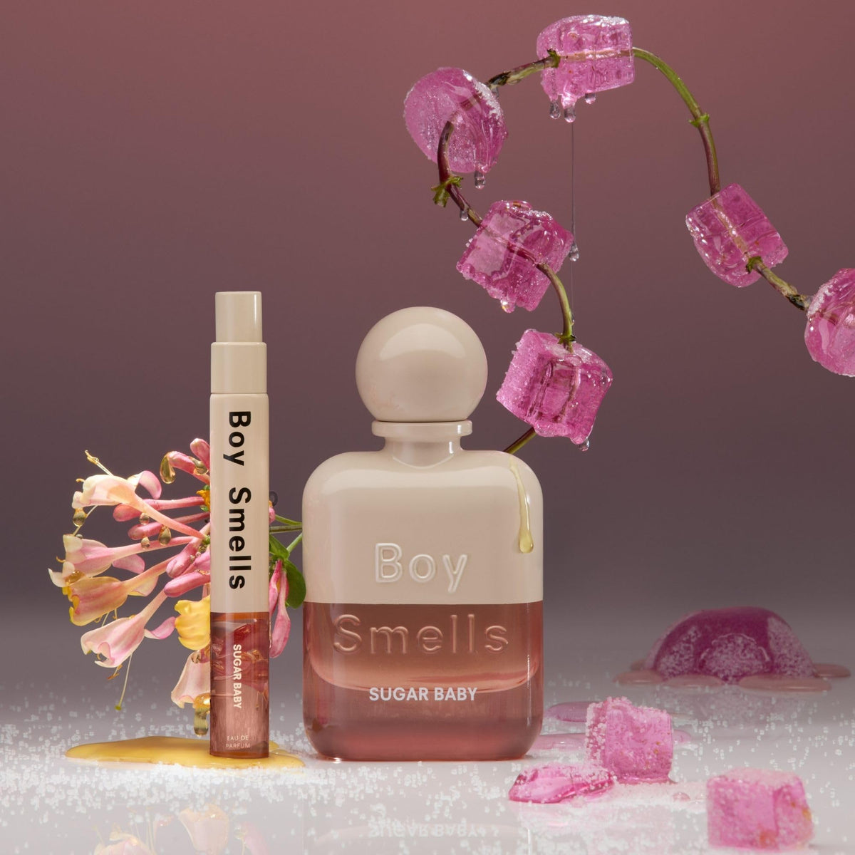 Boy Smells Sugar Baby packaging box exudes gift-worthy appeal.
