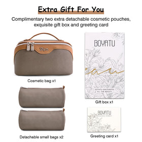 BOYATU A02 grey waterproof vegan leather surface resists spills.