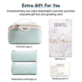 BOYATU A-06 blue travel bag gift box packaging for gifting.