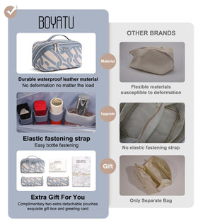BOYATU interior with TPU brush section keeping brushes separate and clean