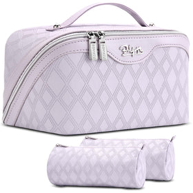 BOYATU travel makeup bag main compartment keeps cosmetics organized on the go